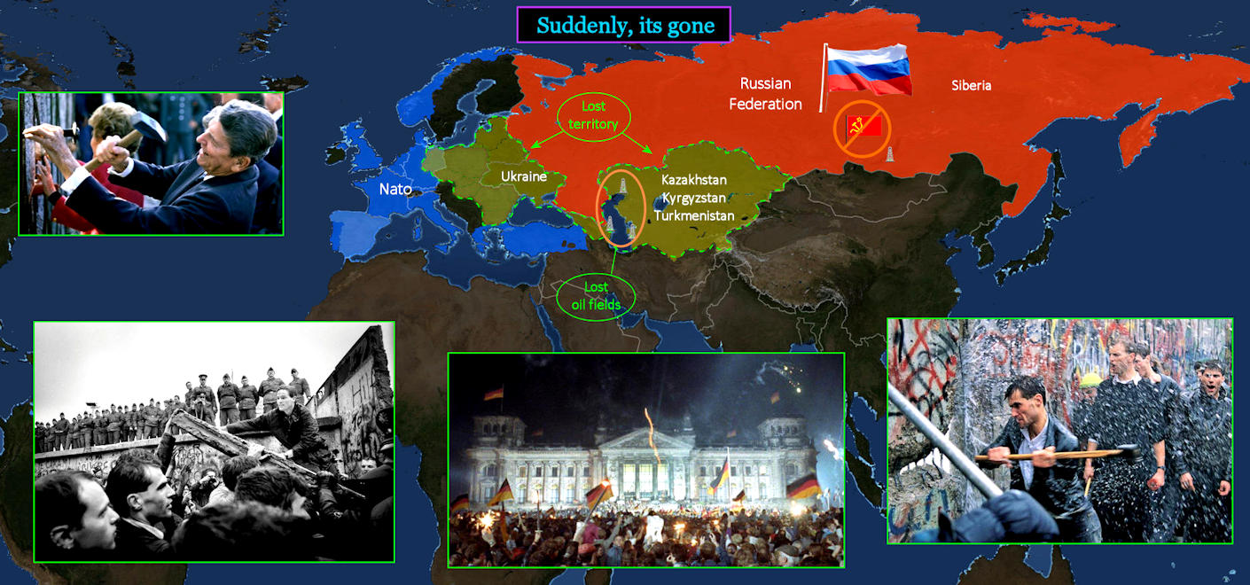 Gorbachev and Chernobyl, 1980s map